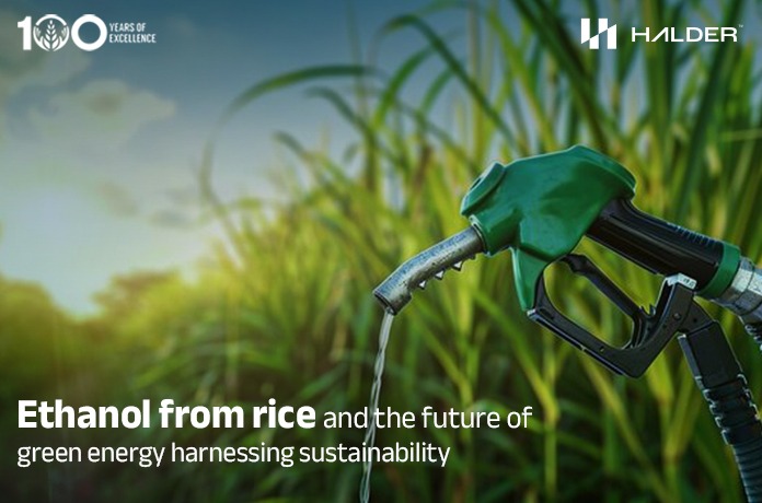 Emerging through ethanol from broken rice, future of green energy harnesses.