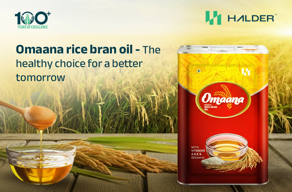 Omaana rice bran oil - The healthy choice for a better tomorrow