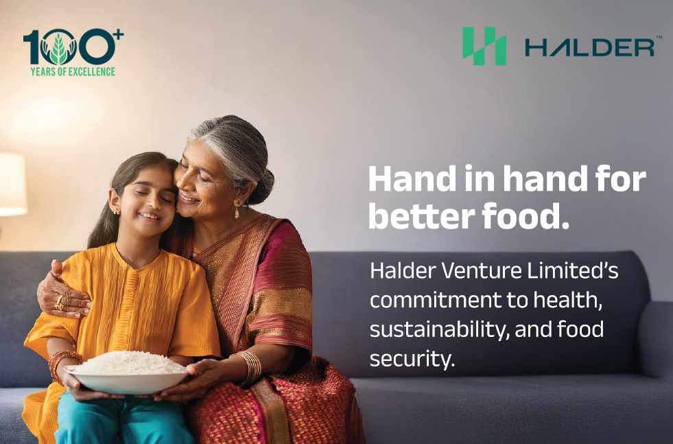 Hand in hand for better food. Halder Venture Limited’s commitment to health, sustainability, and food security